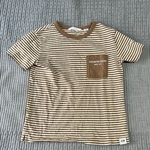 Country Road Kids Striped Brown T-Shirt